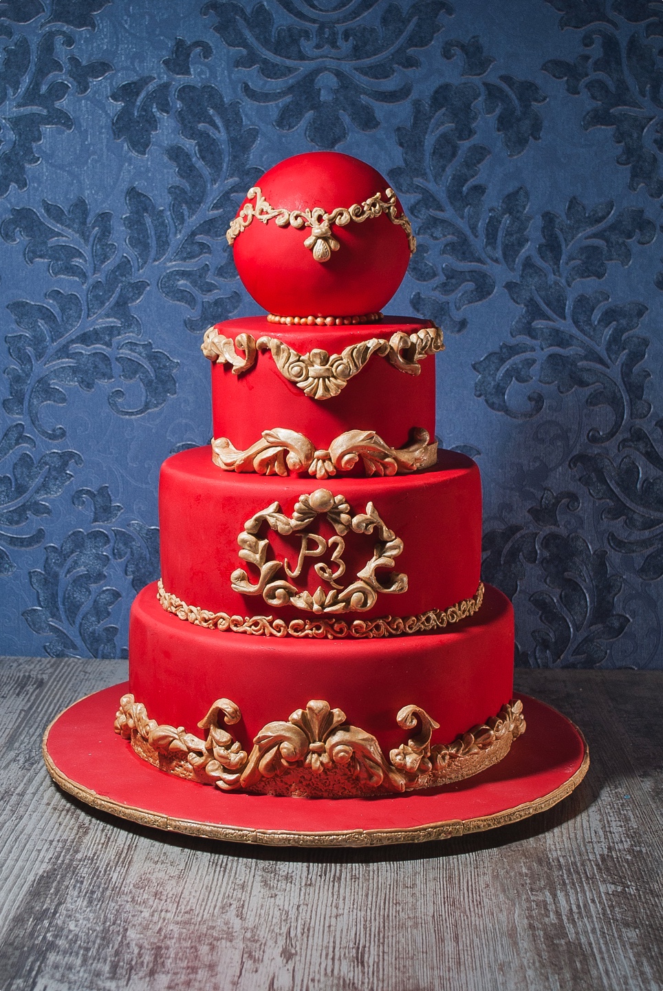Модный свадебный торт