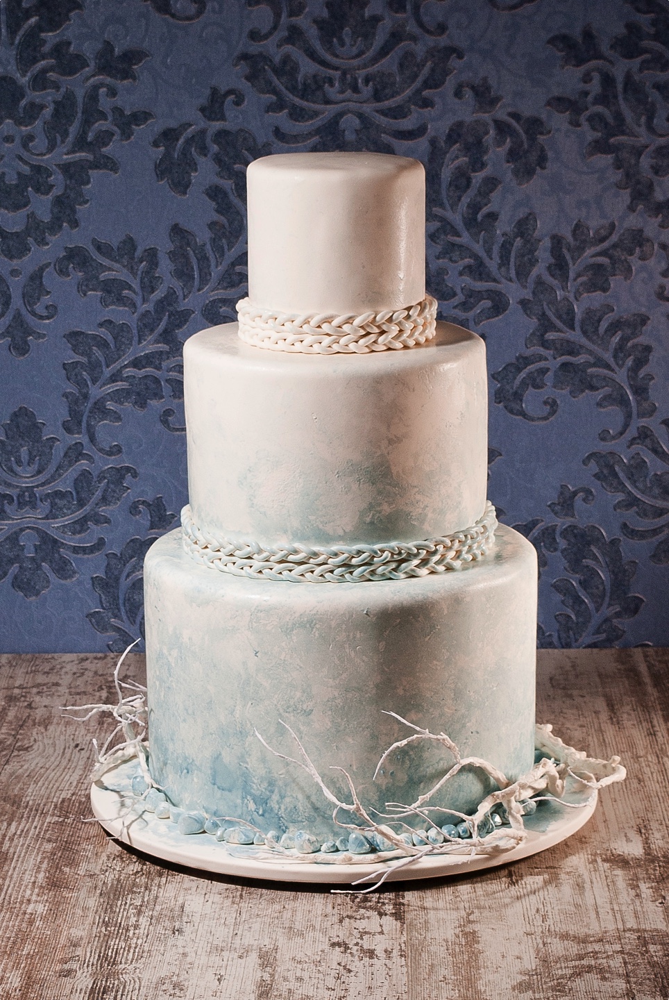 Модный свадебный торт