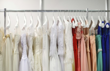 цветные свадебные платья