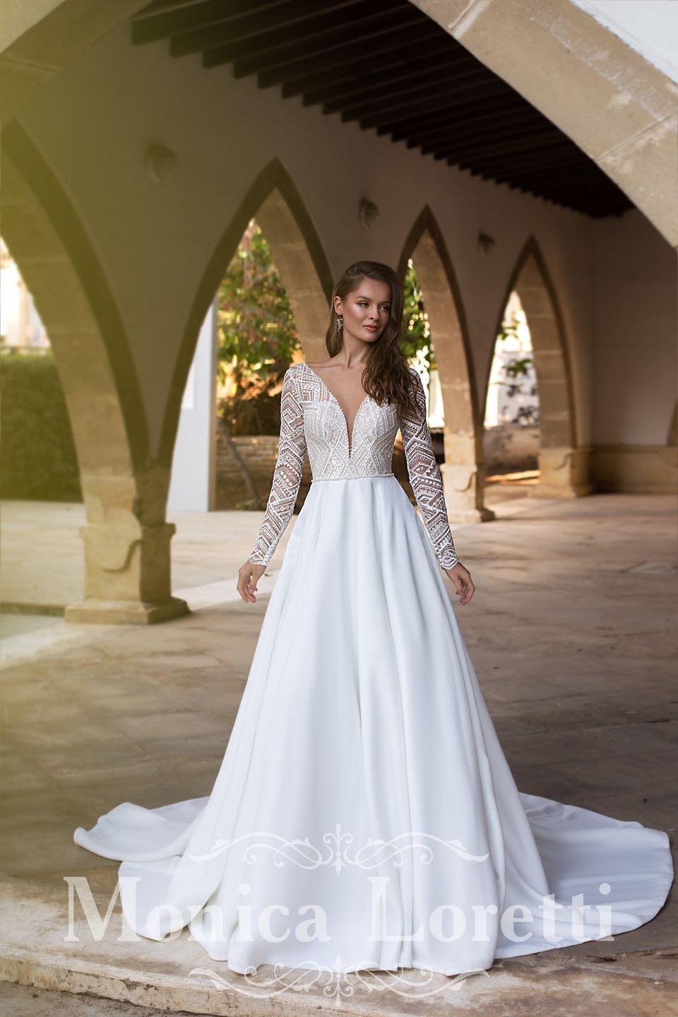 Свадебное платье Monica Loretti 2019